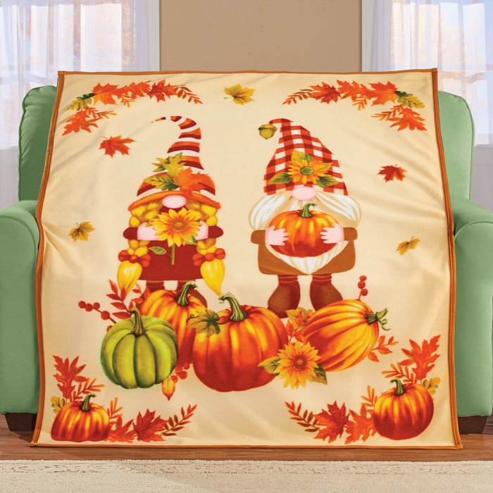 Trinx Dhanvanth Gnome Fleece Throw Wayfair